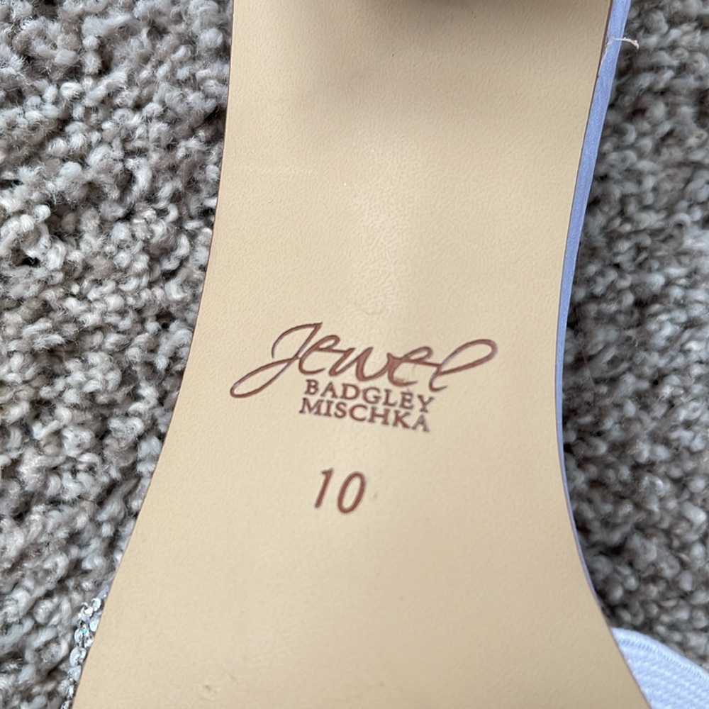 Jewel Badgley Mischka Della Evening Slide Sandal - Picture 8 of 9